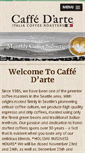 Mobile Screenshot of caffedarte.com